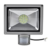 Greenmigo 30W SMD Fluter mit Bewegungsmelder LED Strahler Warmweiß Warmweiss Licht IP65 Wasserdicht...
