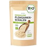 D&O Nature Products Flohsamenschalen Gemahlen Bio 500g, 99% Reinheit in Deutschland kontrolliert und...