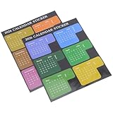 EXAOMBLE Notebook -trenner Kalenderaufkleber Registerkarten Eines Lesezeichens Selbstklebende...
