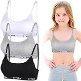 3 Stück Teenager Mädchen Bh Bralette Bh Kinder Mädchen Sport Bh Teenager Bustier Unterwäsche...