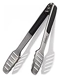 Enders® Grillzange mit Lock Funktion,aus Edelstahl, sicherer und rutschfester Halt im Griffbereich,...