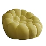 JSWHYBD 120 cm Bubble Sofa Couch Modernes Geschwungenes Wohnzimmersofa 3D-Wabenstruktur +...