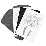 100 Blatt Transfer- und Kopierpapier, A4 Black Carbon pauspapier für holz, kohlepapier zum...
