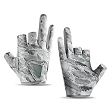 Generisch Fingerlose Handschuhe - Fischfischerhandschuhe | Fingerloser Touchscreen -Fischzubehör |...
