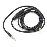 Acouto Kopfhörerkabel 3,5 Mm Stecker auf Stecker Audiokabel mit Lautstärkeregler für HyperX Cloud...