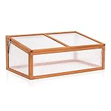 MCombo Frühbeet Gewächshaus Treibhaus Frühbeetkasten Aufsatz Pflanzenbeet mit Abdeckung für...