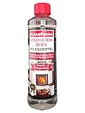 CleanPrince Specksteinofen-Pflege 500 ml Kamin Reiniger Ofen Glas Ruß Speckstein Specksteinofen...
