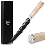 YOUSUNLONG Sashimi-Sushi-Messer 8 Zoll Yanagiba-Messer - Japanischer High Carbon AUS8 Stahl mit...
