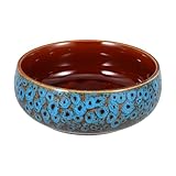 Abaodam Keramik Blumentopf für Wasserpflanzen 16X16X6cm Hydrokulturelle Lotus Pflanzschale ohne...