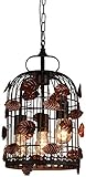 Vintage E27 Birdcage kreative Hängelampen Retro Industrielampe Loft Pendellampen Restaurant...