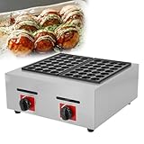 BOOZXCV Mini Muffin Maschine, Gas Poffertjes Maker, Mini Dutch Pancake Maker Backmaschine, Takoyaki...