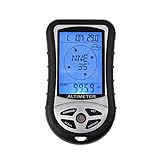 Multifunktions-Gerät für Outdoor / Wandern / Campen, 8 in 1, LCD-Digitalanzeige, Kompass,...