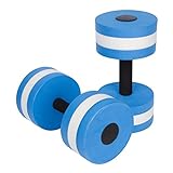 WINOMO Hanteln Fitness Wasser Aerobic-Training Aqua Hanteln Aquajogging 2 Pcs (Blau)