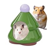 Kühlhaus für Hamster - Keramik-Kiefernleder, wasserdichte Unterschlupf für Kleintiere | stabiles...