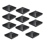 Uhidka Zaunpfostenkappen Pfostenkappen für Deck, Zaun, Briefkasten, Patio