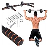 ASATO® Klimmzugstange Wand 4 in 1-200kg Belastung – Pull Up Bar mit Dip Station aus Stahl 95 cm...