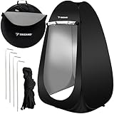 TRIZAND Mobiler Strandumkleidezelt Duschzelt Toilettenzelt mit Tragetasche Wasserdicht Blickdicht...