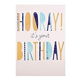 Hallmark Geburtstagskarte – modernes geprägtes und foliertes Textdesign