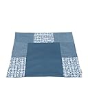 ULLENBOOM ® Wickelauflagenbezug 75x85 cm, Blau (Made in EU) - abnehmbarer Bezug für Wickelauflage...