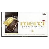 merci Tafelschokolade Edelbitter 72 Prozent – 1 x 100g – Feinste Täfelchen aus...