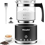 Morpilot Milchaufschäumer Elektrisch, 130-500ml 600W, 4 in 1 Milchschäumer für Heißer und...