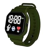 Maxtonser LED-Digitaluhr, Datum, Uhrzeit, batteriebetrieben, wasserdichte Armbanduhr für Herren und...
