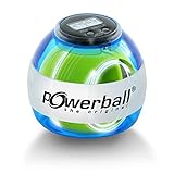 Powerball Max Blue, gyroskopischer Handtrainer mit blauem Lichteffekt inkl. Drehzahlmesser,...