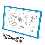 A4 Leuchttisch，Dimmbarer Leuchtplatte，Led Licht Pad A4，LED Zeichenbrett，Light Pad für...