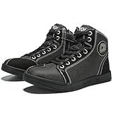 IRON JIA'S Motorradschuhe Herren Motorradstiefel Herren Motorrad, rutschfeste, atmungsaktive...