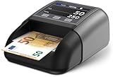 Onherm Geldscheinprüfer UV/MG/IR, Geldzählmaschine für Scheine mit Batterie, Banknotenprüfer mit...
