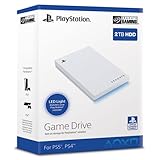 Seagate Game Drive PS4/PS5 2TB, tragbare externe Festplatte, 2.5 Zoll, USB 3.0, weiß, LED blau,...