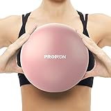 PROIRON Gymnastikball Klein 25cm, Pilates Ball mit Trainingsanweisungen, Fitnessball Klein mit...