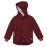 Disana WALK-JACKE, 100% Bio-Merinowolle GOTS, IVN Best | mit Kapuze | Baby Kleinkind Kind Unisex |...