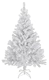 Künstlicher Weihnachtsbaum 150cm in weiß - mit Metallständer