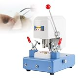 LHUITUI Linsenschablonen-Stanzmaschine, Optischer Linsenbohrer, Dreiloch-Bohrmaschine für Linsen,...