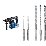 Bosch Professional 18V System Akku Bohrhammer GBH 18V-24 C (mit SDS plus, inkl. Zusatzhandgriff,...