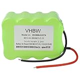 vhbw Akku kompatibel mit Siemens VBH14400/01, VBH14401/03, VBH14401/04 Staubsauger (3300mAh, 14,4V,...