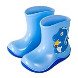 Regenstiefel Kinder, Sommer Leicht Junge Regenstiefel Stiefel Kurze Kinder 22 23 Regenfüßlinge...