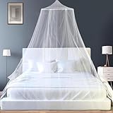 Hyfkjdm Moskitonetz Bett Baldachin, Moskitonetz Doppelbett, 250x60x1100cm, Moskitonetz Bett für...