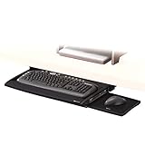 Fellowes Tastaturschublade ausziehbar, zur Montage unter dem Schreibtisch, höhenverstellbar, mit...