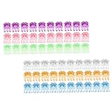 UPKOCH 120 Stück Pflanzenclips in Blumenform Langlebige Klammern aus Umweltfreundlichem Kunststoff...