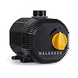 Waldbeck Nemesis T35 Teichpumpe, 35 Watt, Maximale Förderhöhe: 2m, 2300 l/h Durchsatz,...