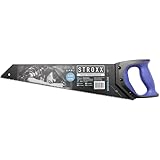 STROXX® Handsäge 450mm |schwarz| Fuchsschwanz | Holzsäge | Ergonomischer Griff | mit 45° und...