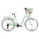 Goetze Mood 26 Zoll Jugendfahrrad, 17 Zoll Tiefeinsteiger Stahlrahmen, 6-Gang Kettenschaltung,...