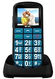 uleway Seniorenhandy mit großen Tasten und ohne Vertrag, Dual SIM Rentner GSM Senioren Handy mit...
