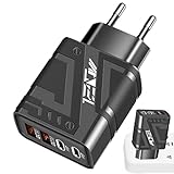 Schnellladeblock - Schnellladegerät Für Smartphone Stecker Wandadapter - Vielseitige Ladewürfel...