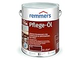 Remmers Pflege-Öl teak, 5 Liter, Holzöl für Holz innen und außen, wasserabweisend, wetterfest,...