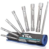 S&R WerkFix Rohrsteckschlüssel set 7-tlg. mit Drehstange : 6/7, 8/9, 10/11, 12/13, 14/15, 16/17,...