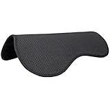 Shires Contour Sattelunterlage, rutschfest schwarz schwarz