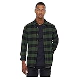 Kariertes Holzfäller Hemd Basic Langarm Flanellhemd Freizeit Karo Slim Fit Shirt Baumwolle...